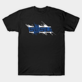 Sisu Finnish Flag Distressed T-Shirt